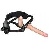 Женский страпон с вагинальной пробкой Woman Strap - 18 см. - LOVETOY (А-Полимер) - купить с доставкой в Челябинске