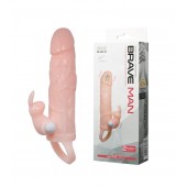 Удлиняющая телесная насадка с 2 виброэлементами - Baile - в Челябинске купить с доставкой