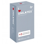 Презервативы с точками Unilatex Dotted - 12 шт. + 3 шт. в подарок - Unilatex - купить с доставкой в Челябинске