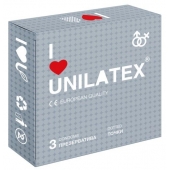 Презервативы с точками Unilatex Dotted - 3 шт. - Unilatex - купить с доставкой в Челябинске
