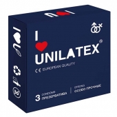 Ультрапрочные презервативы Unilatex Extra Strong - 3 шт. - Unilatex - купить с доставкой в Челябинске