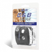 Утяжка для мошонки и пениса Cock Ring With 1  Ball Stretcher And Optional Weight Ring - BlueLine - купить с доставкой в Челябинске