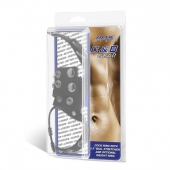 Утяжка на пенис и мошонку Cock Ring With 1.5  Ball Stretcher And Optional Weight Ring - BlueLine - купить с доставкой в Челябинске