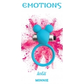Голубое эрекционное виброколечко Emotions Minnie Breeze - Lola Games - в Челябинске купить с доставкой