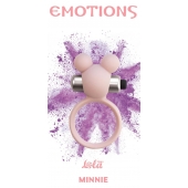 Розовое эрекционное виброколечко Emotions Minnie Light pink - Lola Games - в Челябинске купить с доставкой