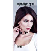 Чёрный чокер-кляп Iman Black - Rebelts - купить с доставкой в Челябинске