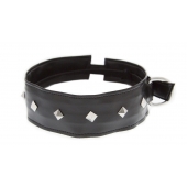 Полиуретановый ошейник с пуклями Collar with Studs - Blush Novelties - купить с доставкой в Челябинске