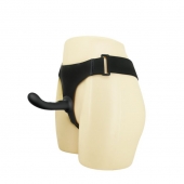Страпон с изогнутой головкой Ultra Harness Curvy Dildo - 15,8 см. - Baile - купить с доставкой в Челябинске