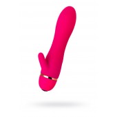 Розовый вибромассажёр с небольшим клиторальным отростком - 15 см. - A-toys
