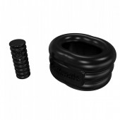 Чёрное эрекционное виброкольцо Stretch - Bathmate - в Челябинске купить с доставкой