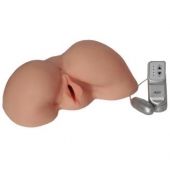 Телесная вибровагина из киберкожи с выносным пультом - LOVETOY (А-Полимер) - в Челябинске купить с доставкой