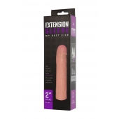 Насадка-удлинитель Extension sleeve телесного цвета - 18,5 см. - Sitabella - в Челябинске купить с доставкой