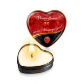 Массажная свеча с ароматом клубники Bougie Massage Candle - 35 мл. - Plaisir Secret - купить с доставкой в Челябинске