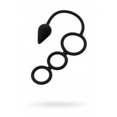 Тройное эрекционное кольцо с анальным хвостом Drop S-size - Erotist Adult Toys - в Челябинске купить с доставкой