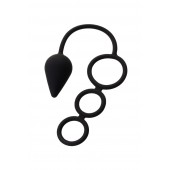 Тройное эрекционное кольцо с анальным хвостом Drop M-size - Erotist Adult Toys - в Челябинске купить с доставкой
