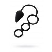 Тройное эрекционное кольцо с анальным хвостом Drop M-size - Erotist Adult Toys - в Челябинске купить с доставкой