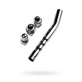 Металлический анальный душ с тремя насадками - ToyFa - купить с доставкой в Челябинске