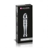 Ребристый фаллоимитатор для электростимуляции Funky Fella Rill Dildo - 13 см. - MyStim - купить с доставкой в Челябинске