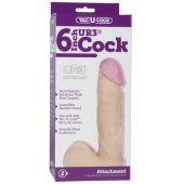 Ультра реалистичная насадка Vac-U-Lock  6  ULTRASKYN Cock - 17,3 см. - Doc Johnson - купить с доставкой в Челябинске