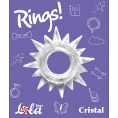Прозрачное эрекционное кольцо Rings Cristal - Lola Games - в Челябинске купить с доставкой