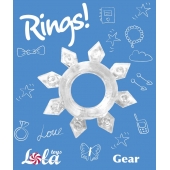 Прозрачное эрекционное кольцо Rings Gear - Lola Games - в Челябинске купить с доставкой