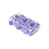 Фиолетовая насадка на пенис Rings Armour - Lola Games - в Челябинске купить с доставкой