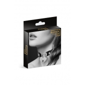 Черный чокер с замком в форме сердца - Bijoux Pour Toi - купить с доставкой в Челябинске