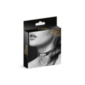 Черный чокер с двумя кольцами - Bijoux Pour Toi - купить с доставкой в Челябинске