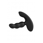 Черный силиконовый стимулятор простаты Levett Nitoc с пультом ДУ - Levett - в Челябинске купить с доставкой