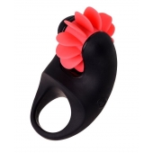 Чёрно-красное эрекционное виброкольцо Erotist - Erotist Adult Toys - в Челябинске купить с доставкой