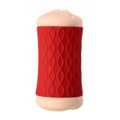 Двухсторонний мастурбатор JOS  NADIN в красном цилиндре - JOS - в Челябинске купить с доставкой