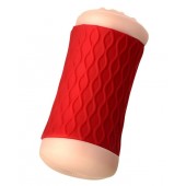 Двухсторонний мастурбатор JOS  NADIN в красном цилиндре - JOS - в Челябинске купить с доставкой