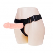 Телесный фаллоимитатор на трусиках Jessica Strap-On - 15,5 см. - Baile - купить с доставкой в Челябинске