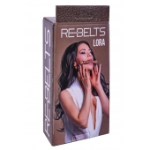 Кляп-трензель Lora с металлическими кольцами - Rebelts - купить с доставкой в Челябинске