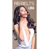 Кляп-трензель Lora с металлическими кольцами - Rebelts - купить с доставкой в Челябинске