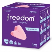 Женские гигиенические тампоны без веревочки FREEDOM normal - 3 шт. - Freedom - купить с доставкой в Челябинске