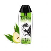 Интимный гель TOKO Pear   Exotic Green Tea с ароматом груши и зеленого чая - 165 мл. - Shunga - купить с доставкой в Челябинске