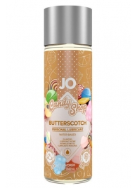 Смазка на водной основе Candy Shop Butterscotch с ароматом ирисок - 60 мл. - System JO - купить с доставкой в Челябинске