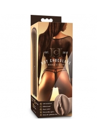 Коричневый мастубратор-вагина Nicole s Kitty - Blush Novelties - в Челябинске купить с доставкой