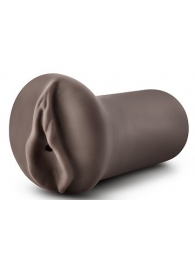 Коричневый мастубратор-вагина Nicole s Kitty - Blush Novelties - в Челябинске купить с доставкой