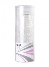 Прозрачная закрытая гелевая насадка - 13,5 см. - Toyfa Basic - в Челябинске купить с доставкой