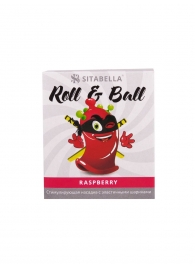 Стимулирующий презерватив-насадка Roll   Ball Raspberry - Sitabella - купить с доставкой в Челябинске