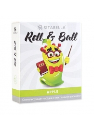 Стимулирующий презерватив-насадка Roll   Ball Apple - Sitabella - купить с доставкой в Челябинске