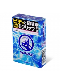Презервативы Sagami Squeeze волнистой формы - 5 шт. - Sagami - купить с доставкой в Челябинске