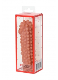 Телесная насадка на фаллос с бугорками KOKOS Extreme Sleeve 10 - 15,8 см. - KOKOS - в Челябинске купить с доставкой