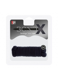 Чёрная веревка для связывания BONDX LOVE ROPE - 5 м. - Dream Toys - купить с доставкой в Челябинске