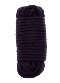 Черная веревка для связывания BONDX LOVE ROPE - 10 м. - Dream Toys - купить с доставкой в Челябинске