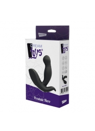 Черный вибромассажер простаты PROSTATE HERO - Dream Toys - в Челябинске купить с доставкой