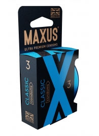 Классические презервативы в железном кейсе MAXUS Classic - 3 шт. - Maxus - купить с доставкой в Челябинске