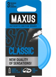 Классические презервативы в железном кейсе MAXUS Classic - 3 шт. - Maxus - купить с доставкой в Челябинске